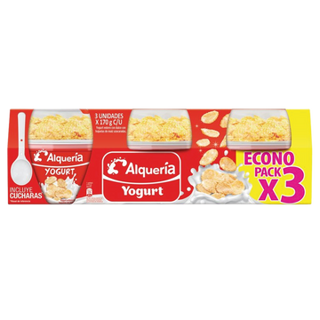 YOGURT ALQUERIA 3U 510G HOJUELA