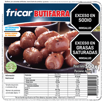 BUTIFARRA - LIBRA 500G FRICAR                  
