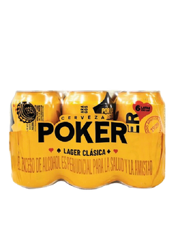 CERVEZA POKER EN LATA