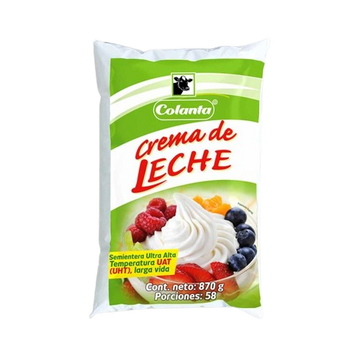 CREMA DE LECHE COLANTA 870G