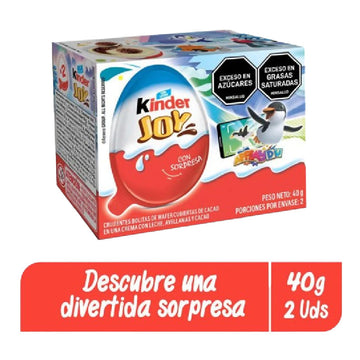 HUEVO KINDER SORPRESA 40G BIPACK NINO