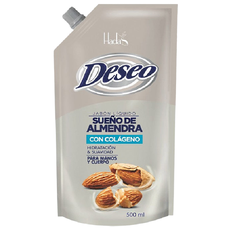 JABON LIQ DESEO 500ML DOYPACK ALMENDRA