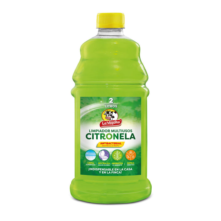 LIMPIA PISOS DESINFECTANTE -CITRONELA 2L