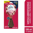 AMBIENTADOR GLADE 100ML VARITAS A/FLORAL