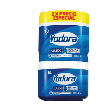 DESOD YODORA CLASICO 2U 64G CREMA