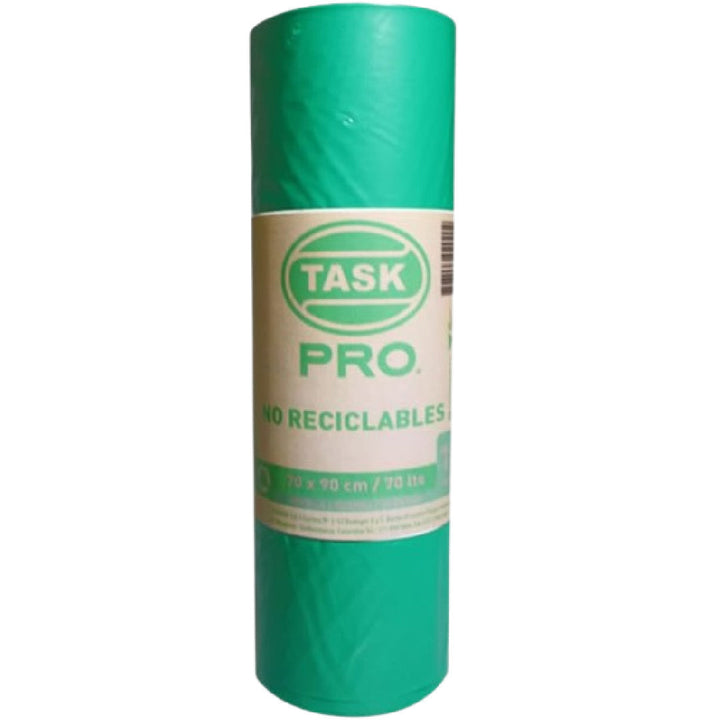 BOLSA BASURA TASK 10U 70X90 VERDE
