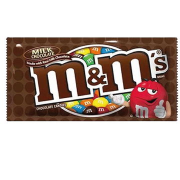 CHOCOLATES M&M 47.9G MILK CHOCOATE