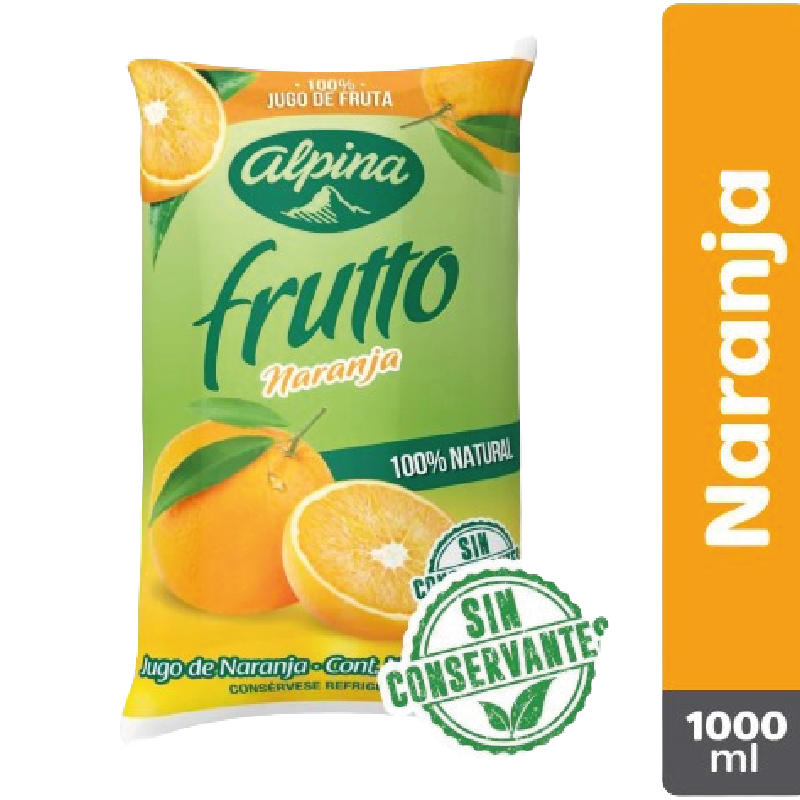 JUGO FRUTTO 1000ML NARANJA
