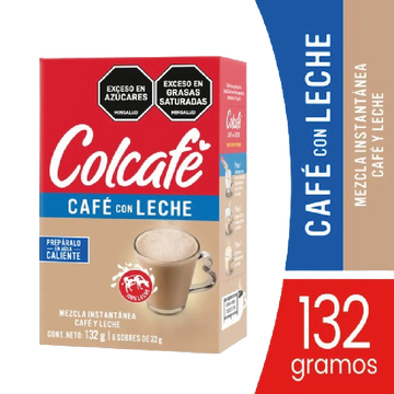 CAFE COLCAFE 6U 132G CON LECHE