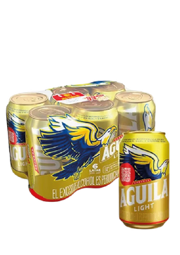 CERVEZA AGUILA LIGHT EN LATA