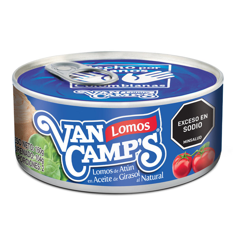 ATUN VANCAMPS 160G LOMITOS ACEITE