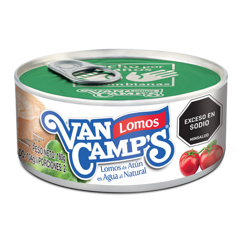 ATUN VANCAMPS 160G LOMITOS AGUA