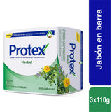 JABÓN PROTEX HERBAL 110G X 3 UND