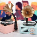 Radio Parlante Bluetooth Diseño Vintage Tocadisco T15