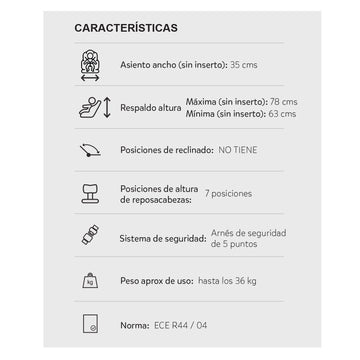 SILLA CARRO BEBÉ THUNDER NEGRO PRIORI-