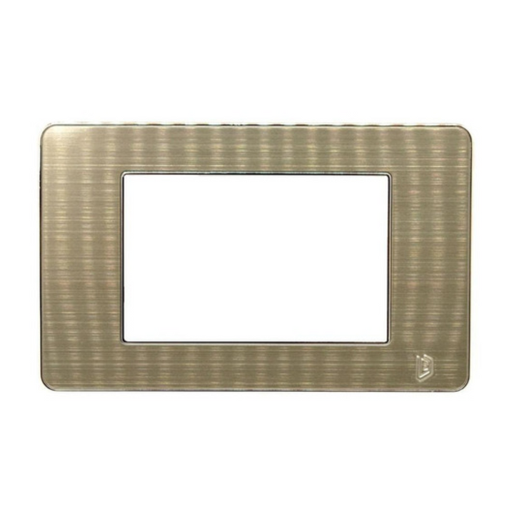 TAPA LUXOR DORADO PLATA INOXIDABLE Y BORDE COBRIZADO DUKE ENERGY