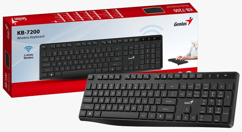 Teclado GENIUS Inalámbrico KB-7200