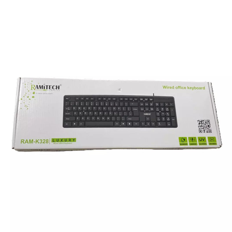 Teclado Alámbrico Con Teclado Numérico Ramitech RAM-K328