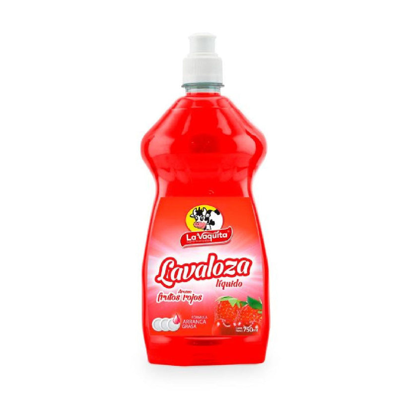 LAVALOZA LA VAQUITA LIQ 750ML F/ROJOS