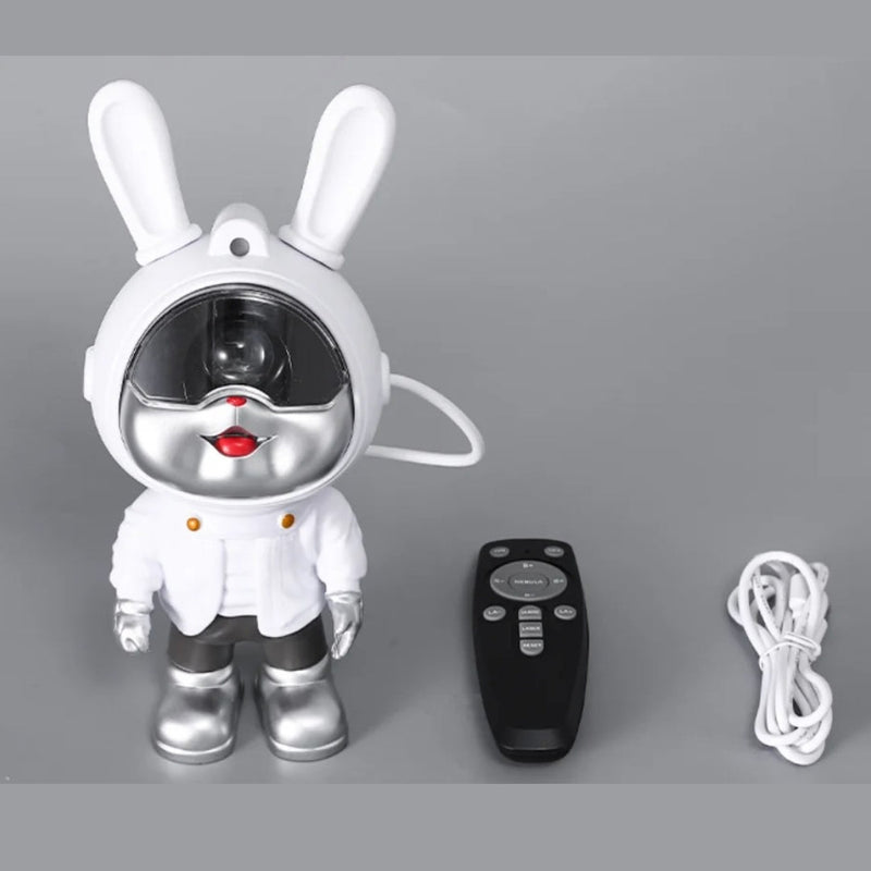 Lámpara De Proyección Led Conejo Astronauta JN2309