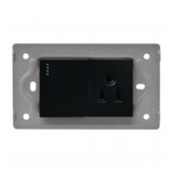 TOMA SWICHE LUXOR NEGRA INTERCAMBIABLE SIN TAPA DUKE ENERGY V17-018