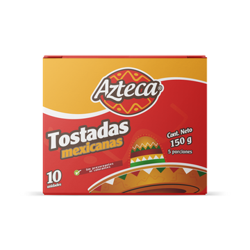 TOSTADA AZTECA 10U 145G