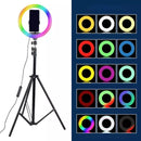 Aro de Luz LED RGB Colores 33CM MJ33