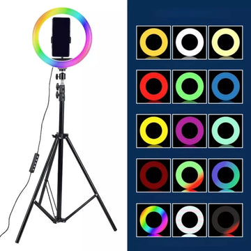 Aro de Luz LED RGB Colores 33CM MJ33