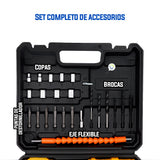 Taladro Inalámbrico Recargable 12V Con Estuche Herramientas H01