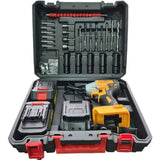 Taladro inalámbrica 1/2 con 2 baterías y herramienta