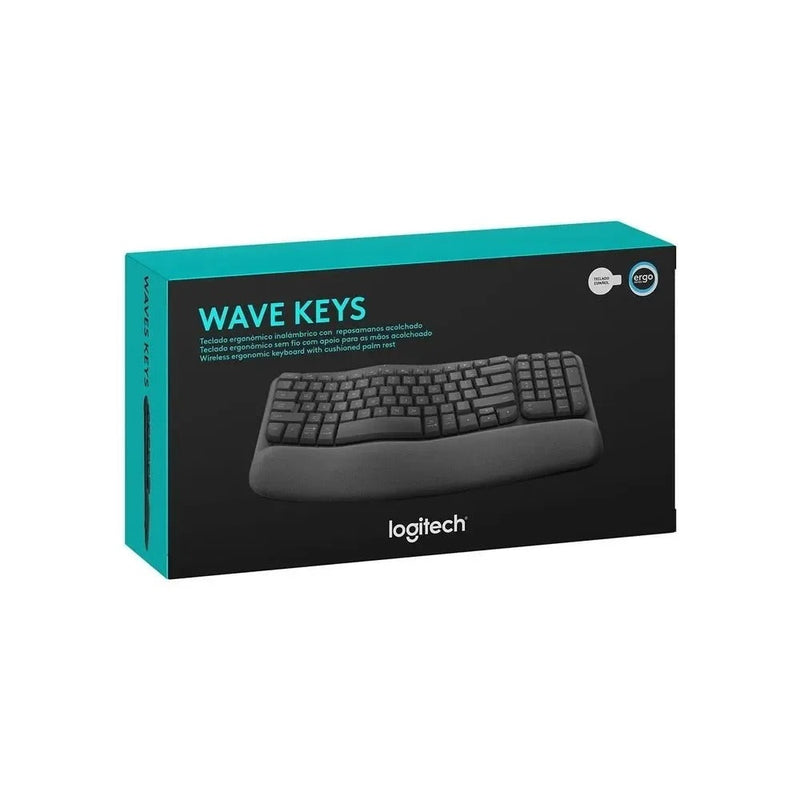 Teclado Logitech WAVE KEYS Ergonomico