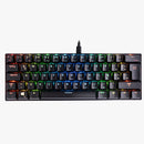 Teclado Gamer VSG MINTAKA 60% Mecanico, RGB, Negro Switche KAILH RED