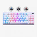 Teclado Mecanico VSG QUASAR RGB TKL Blanco