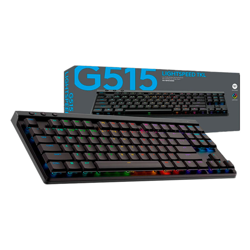 Teclado Gamer Logitech Inalambrico G515 LIGHTSPEED TKL BLack