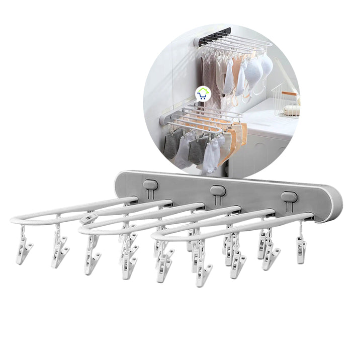 Tendedero Plegable Para Secar Ropa Interior Colgador Ahorra Espacio CENC-048