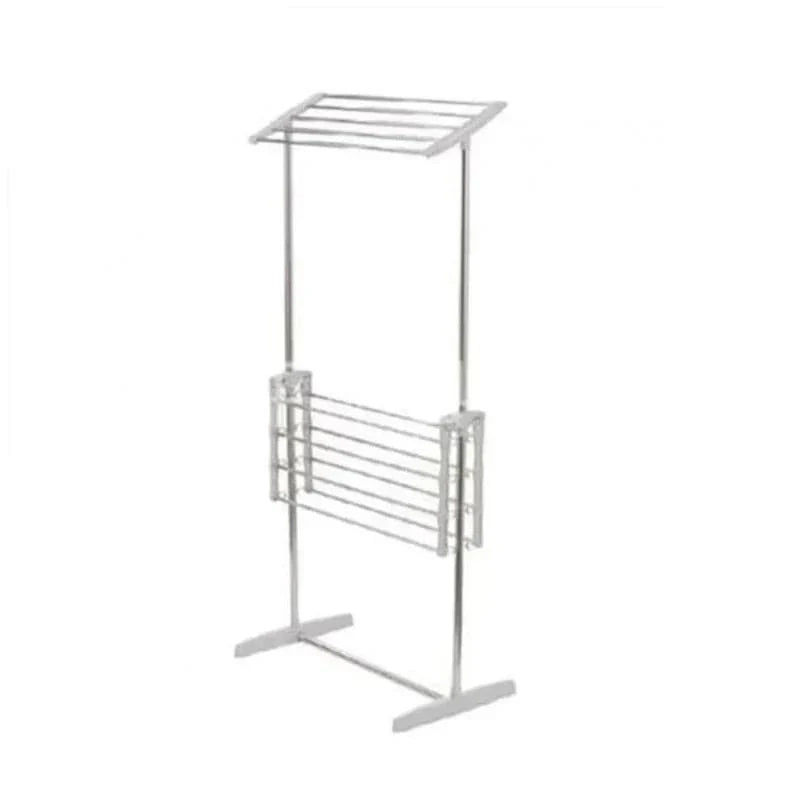 Tendedero de ropa plegable de 2 niveles