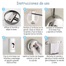 Tendedero de ropa retráctil de 1 cuerda ajustable de 3 metros