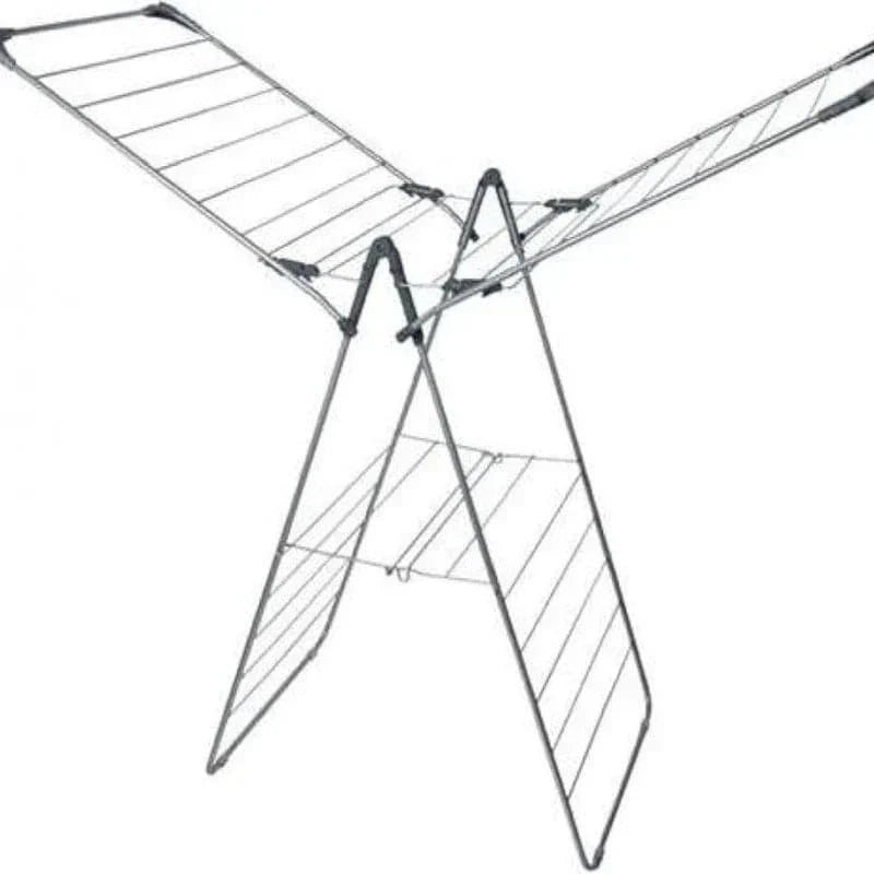 Tendedero plegable con alas de acero inoxidable para tender ropa
