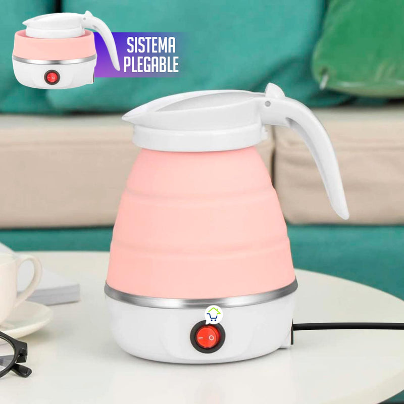 Tetera Plegable Hervidor Eléctrico De Agua Calentador Portátil LO515