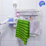 Toallero Organizador Baño Sin Perforar Ahorra Espacio OR207