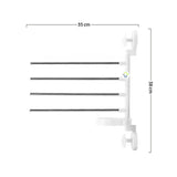 Toallero Organizador Baño Sin Perforar Ahorra Espacio OR207