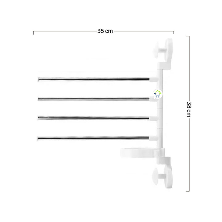 Toallero Organizador Baño Sin Perforar Ahorra Espacio OR207