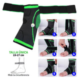 Tobillera Deportiva Alta Compresión Ajustable WL-8058