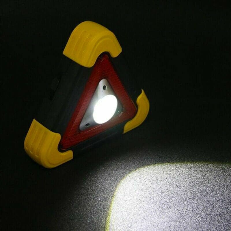 Triángulo De Seguridad Luz Led Solar De Emergencia Para Auto