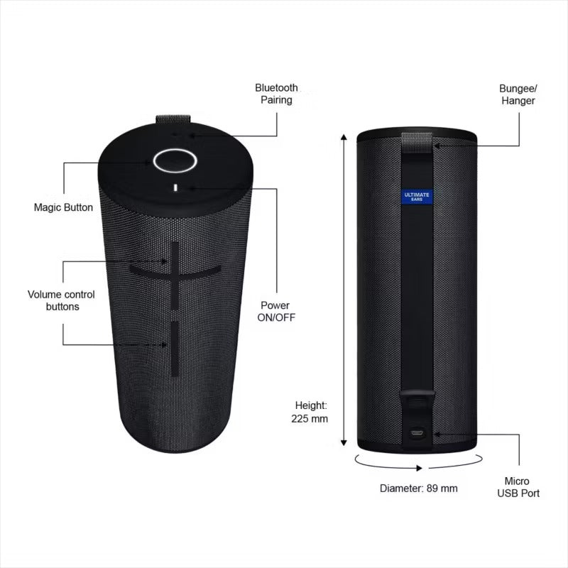 Ultimate Ears Megaboom 3 - Parlantes Bluetooth