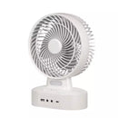 Ventilador de Mesa Recargable 7" Incluye Panel Solar 6V-3.5W BP-V145S