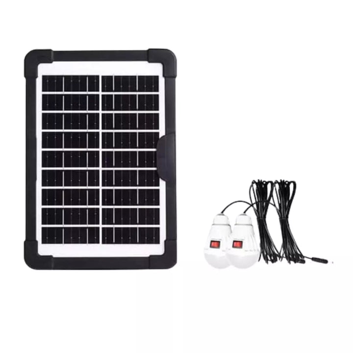 Ventilador de Mesa Recargable 7" Incluye Panel Solar 6V-3.5W BP-V145S