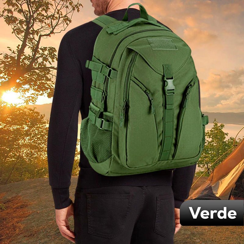 Morral Militar Táctico 40 Litros Impermeable Camping Senderismo 9035