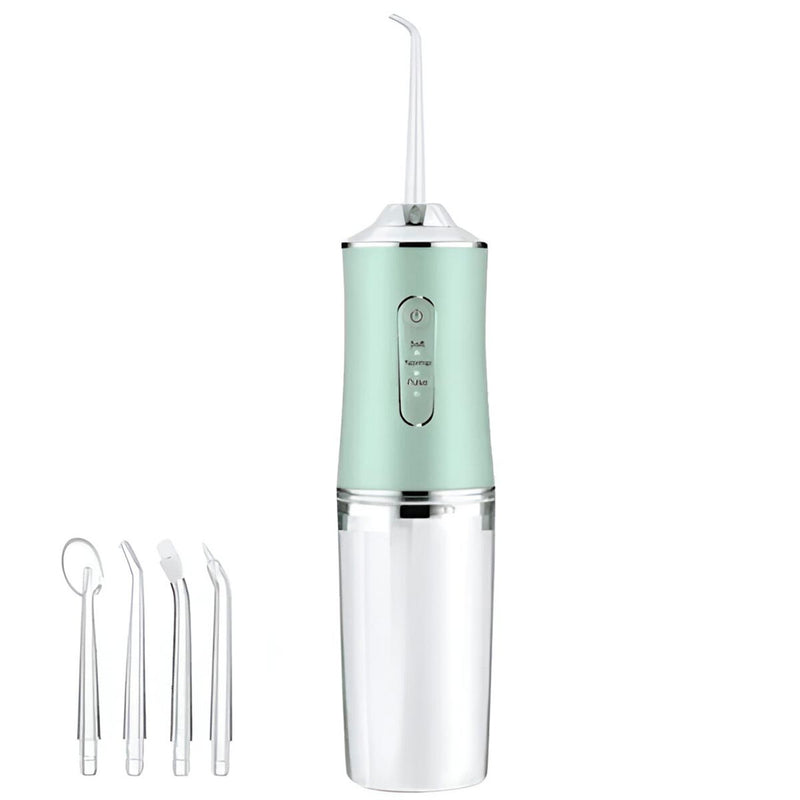 Irrigador Bucal Oral + 4 Boquillas Limpieza Dental Recargable USB KRD-1948