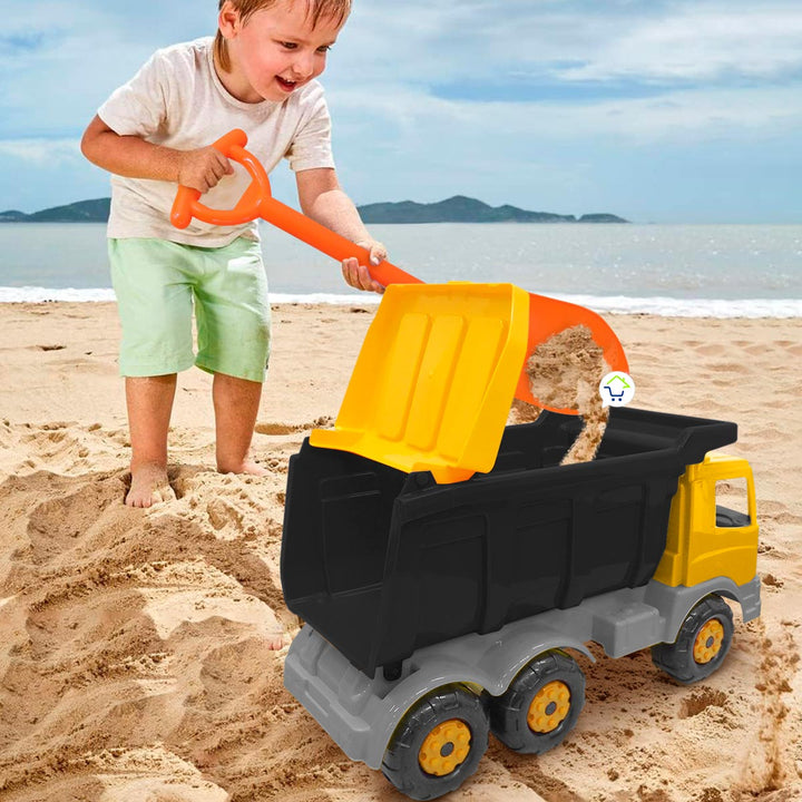 Volqueta Juguete Montable Camión Grande Volco Construcción Con Palas PF966